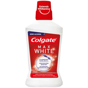 Colgate Płyn do płukania jamy ustnej Max white Natychmiastowo bielsze zęby 500 ml
